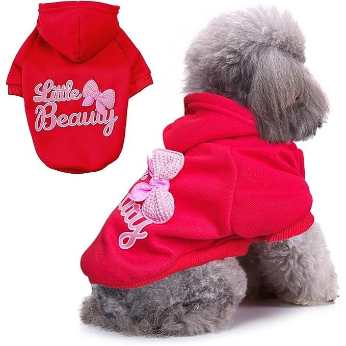 Red-Lovely-Dog-Hoodie